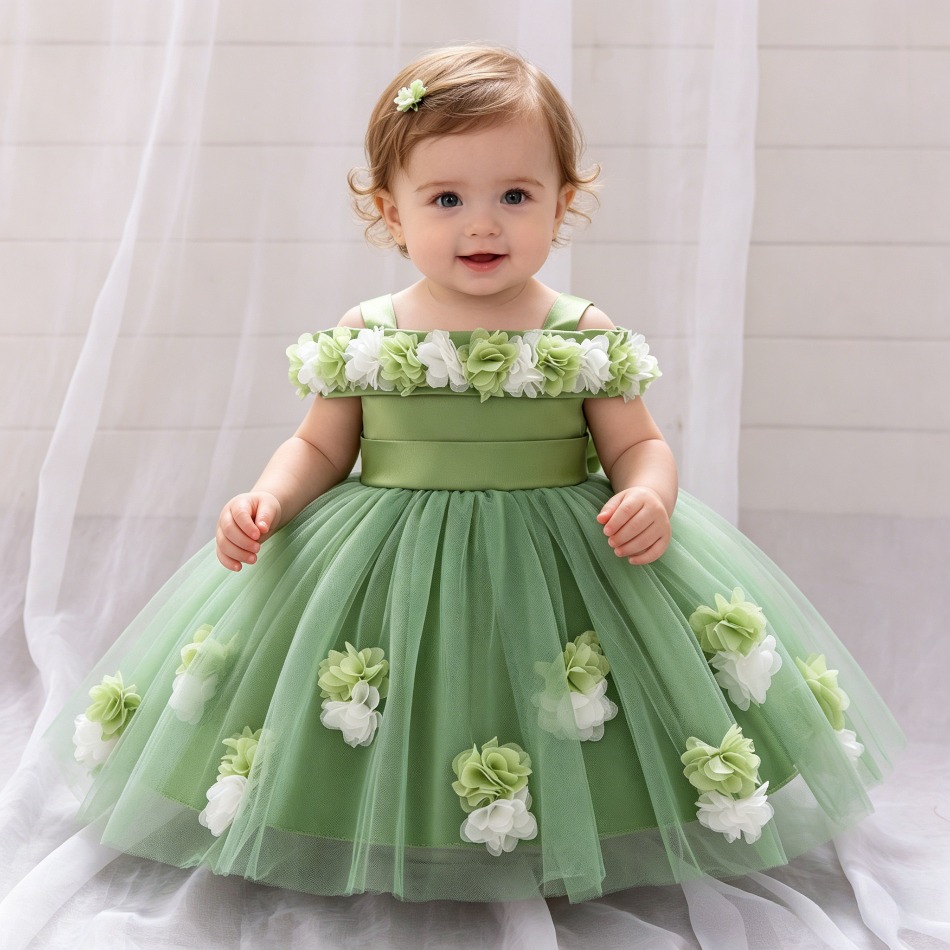 Gaun Putri Pertama Bayi Peremp - Baby Clothing Dresser ulasan dan harga